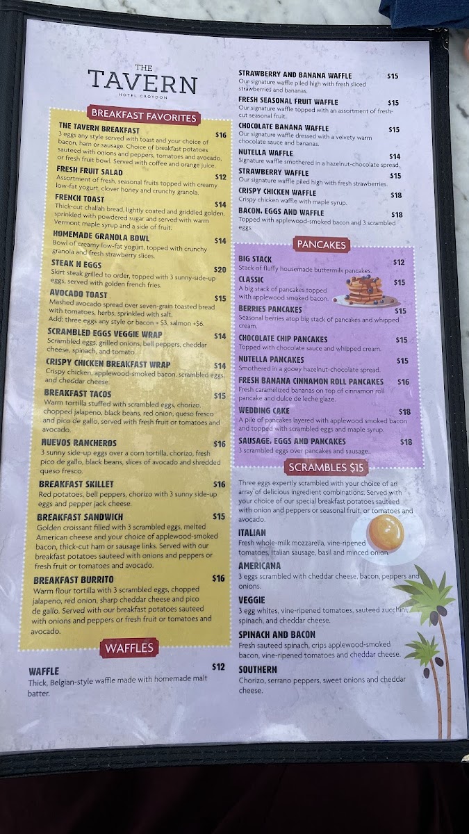 The Tavern - American Restaurant in Miami Beach Menu - Image 6